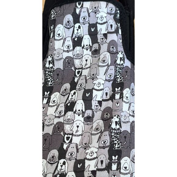 Bobs From Skechers Women's Slip-On Shoes W8.5 Dog Print Memory Foam Pre-Owned - Picture 2 of 5